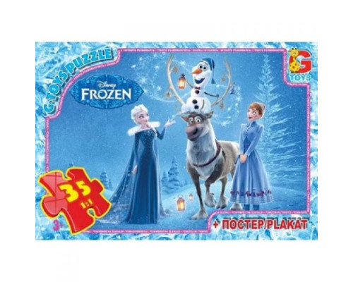 Дитячий пазл "Льодяне Сердце" FR004 постер, 35 елементів