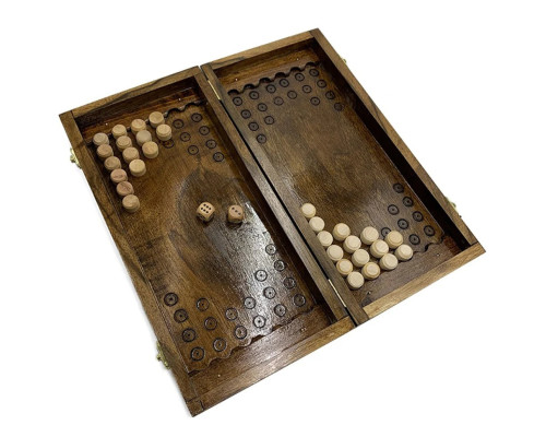 Настольная игра "Нарды деревянные" Backgammon 3  NR-3540 ручная работа