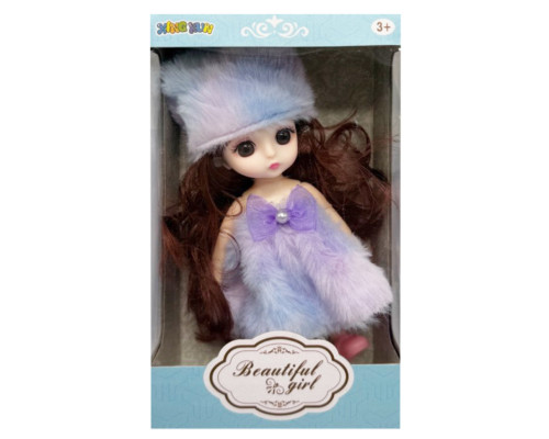 Дитяча іграшкова лялька 1361-3 шарнірна, розмір 15 см