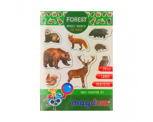 Дитячий набір магнітів Лісові мешканці фото ML4031-29 EN