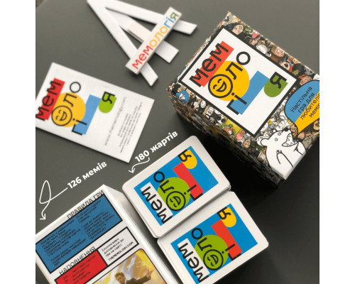 Игра настольная Мемология MemoGames 0001MG с мольбертом подставкой