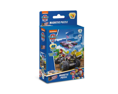 Детский магнитный пазл "Колеса" 200650, 40 элементов