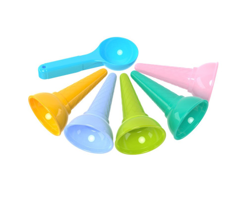 Дитячий набір для гри з піском 6221TXK 5 формочек 1 ложечка