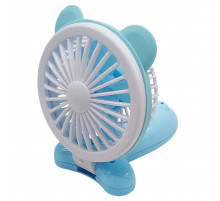 Вентилятор ручний портативний «Ведмедик» VNTR-002-4(Blue) синій