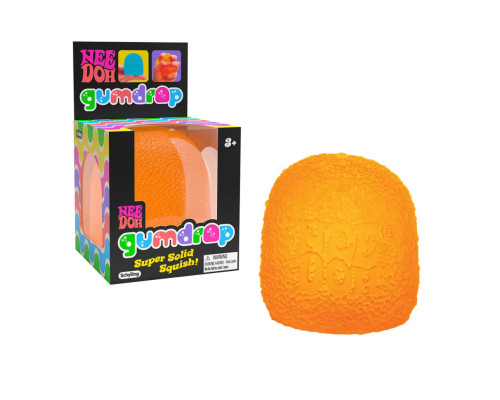 Дитячий антистрес Мармеладка NeeDoh GDND(Orange) розмір іграшки 6,3 см