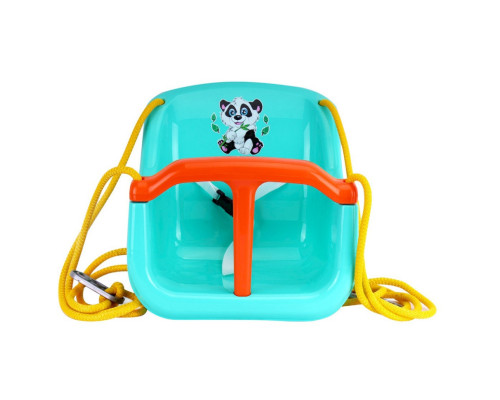 Дитяча гойдалка 8102TXK(Turquoise) пластик, до 20 кг, мотузка 2,5 м