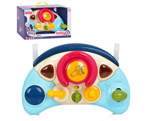 Детский игровой Автотренажер 3 в 1 898-8101 звук, свет