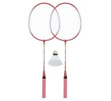 Набор для игры Бадминтон BD23556(Pink) 2 ракетки, волан, чехол