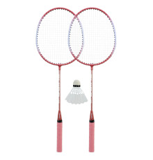 Набір для гри Бадмінтон BD23556(Pink) 2 ракетки, волан, чохол