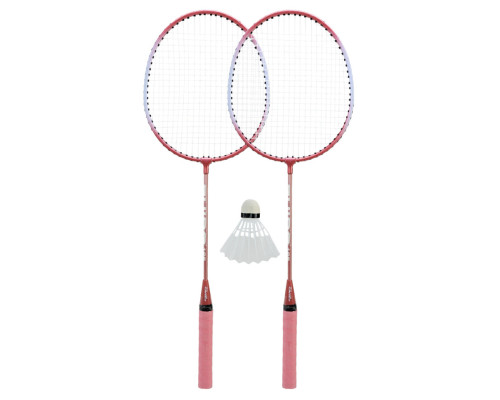 Набір для гри Бадмінтон BD23556(Pink) 2 ракетки, волан, чохол