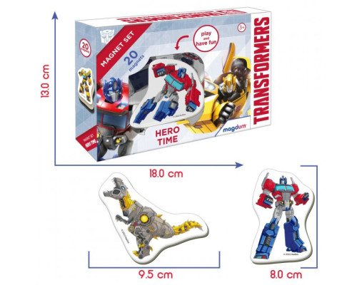 Набір магнітів "Трансформери. Час героїв" Magdum МЕ 5031-41