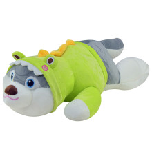 Мягкая игрушка подушка M45503 собачка 60см Зеленый