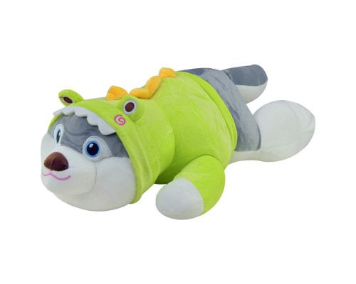 Мягкая игрушка подушка M45503 собачка 60см Зеленый