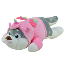 Мягкая игрушка подушка M45503 собачка 60см Розовый