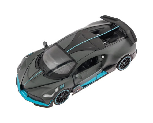 Автомодель інерційна Bugatti DIVO Rastar 64200 grey 1:32