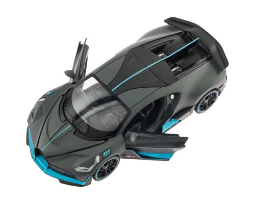 Автомодель інерційна Bugatti DIVO Rastar 64200 grey 1:32