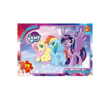 Детские пазлы "My little Pony" MLP014, 70 элементов