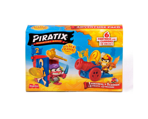 Детский игровой набор с фигурками "Пиратские приключения" PIRATIX PPX1D226IN00 серии "Golden Treasure"