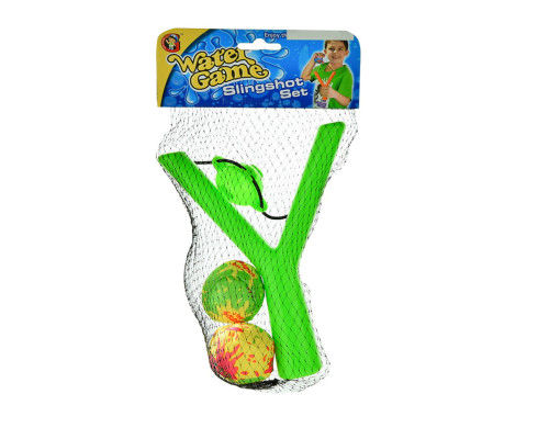 Детская Pогатка YG17Y 2 мячика мягких Зеленый