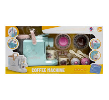 Дитяча побутова техніка "Кофемашина" XS-25097(Turquoise) світлові та звукові ефекти