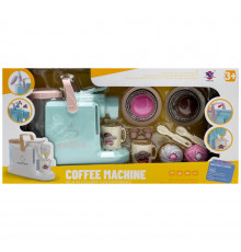 Дитяча побутова техніка "Кофемашина" XS-25097(Turquoise) світлові та звукові ефекти