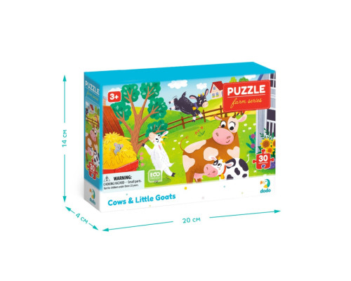 Дитячий пазл "Корови й козенята" 300683, 30 елементів
