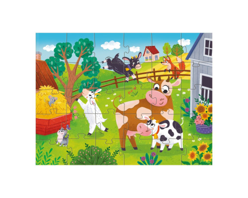 Дитячий пазл "Корови й козенята" 300683, 30 елементів