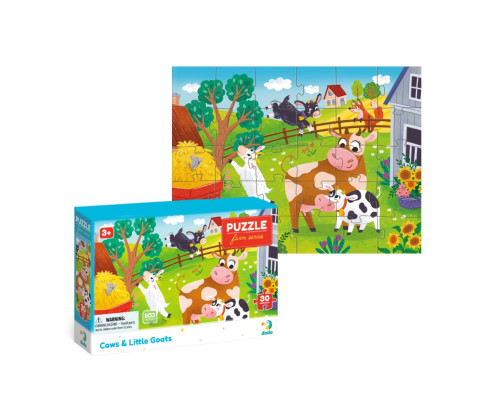 Дитячий пазл "Корови й козенята" 300683, 30 елементів