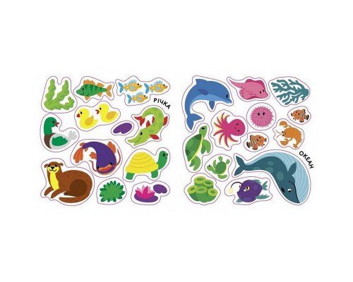 Альбом з наліпками "Хто живе у воді? Озеро. Річка. Море. Океан" 1388001