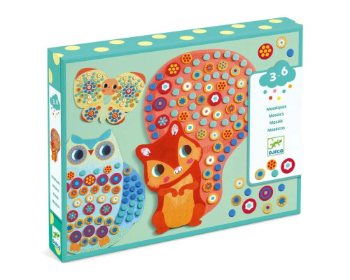 Набор для творчества Алмазная мозаика "Белочка" DJECO DJ08897