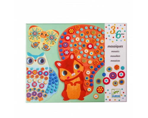 Набор для творчества Алмазная мозаика "Белочка" DJECO DJ08897