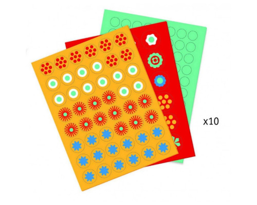 Набор для творчества Алмазная мозаика "Белочка" DJECO DJ08897