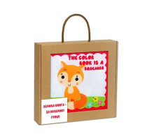 Велика м'яка книга-пищалка "Руде кошеня" 823482 англійською