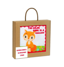 Велика м'яка книга-пищалка "Руде кошеня" 823482 англійською