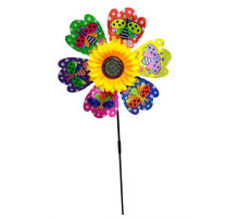 Детский ветрячок "Божья коровка" МR 1225-4 цветок диаметром 28 см, палочка 48 см
