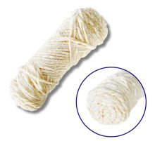 Пряжа плюшева синель PP103, 100 грам, 100% поліестер, бежевий