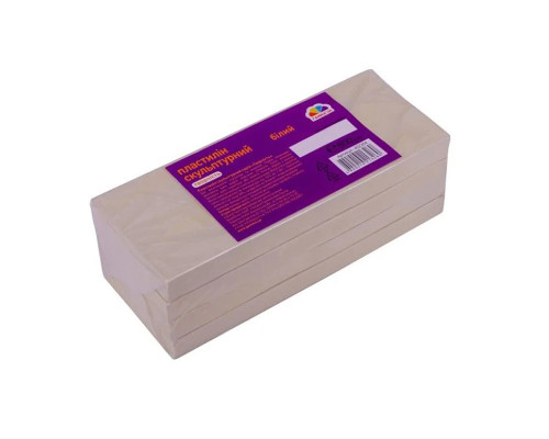 Пластилін скульптурний Творчість ГАММА'UA 402304 білий 800 грам