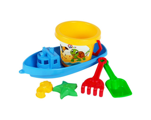 Дитячий ігровий набір "Кораблик 3" 2889TXK з відерцем