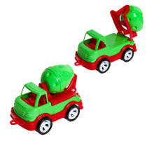 Детская бетономешалка "Mini Matik" 002/3BMS(Green) вращающийся барабан, 13,5 см