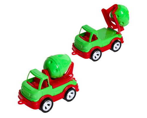 Детская бетономешалка "Mini Matik" 002/3BMS(Green) вращающийся барабан, 13,5 см