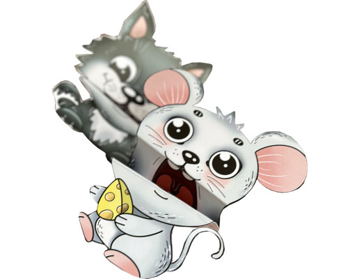 Картонний набір для лялькового театру "Українські казки" 0089-VCHR Укр