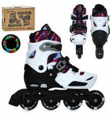 Детские раздвижные ролики A4159-M-W, размер 35-38