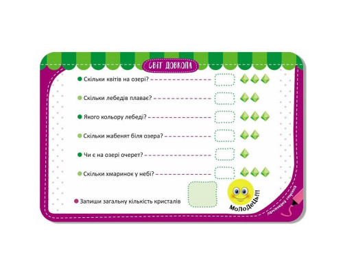 Детские развивающие карточки "Мир вокруг" 1664001, 20 карточек