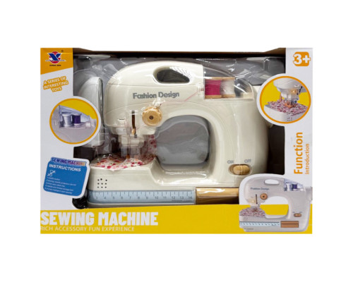 Дитяча побутова техніка "Швейная машинка" XS-25055(White) світлові та звукові ефекти