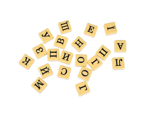 Настольная игра "Словогонка" 30824, 100 плиток с буквами