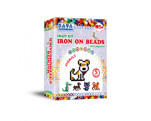 Магніти з термомозаїки "Тварини" (TM-008) набір для творчості