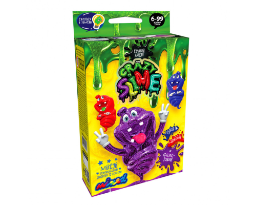 Безопасный образовательный набор для проведения опытов "Crazy Slime" SLM-02 Фиолетовый