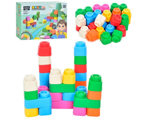 Дитячий конструктор 6925 м'які блоки 30 деталей