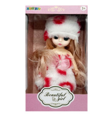 Дитяча іграшкова лялька 1361-5 шарнірна, розмір 15 см