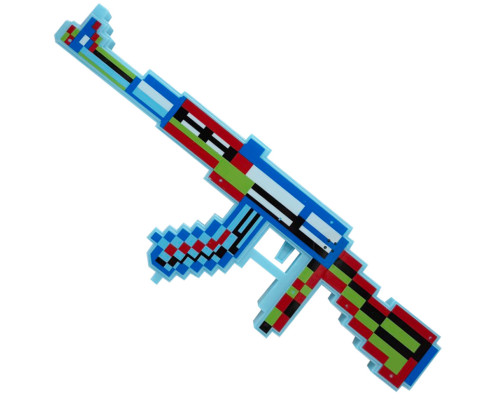 Детская игрушка Автомат "Minecraft" MСR-A(Blue) световые и звуковые эффекты